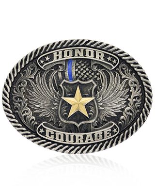 Montana Silversmiths Honor & Courage Attitude Buckle