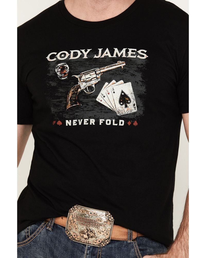 Cody James Men's Revolver Cards Short Sleeve Graphic T-Shirt