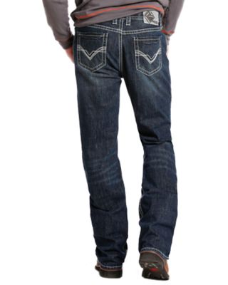 Rock & Roll Denim Men's FR Double Barrel Relaxed Fit Bootcut Jeans