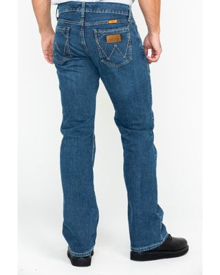 Wrangler Retro Men's FR Advanced Comfort Slim Bootcut Work Jeans