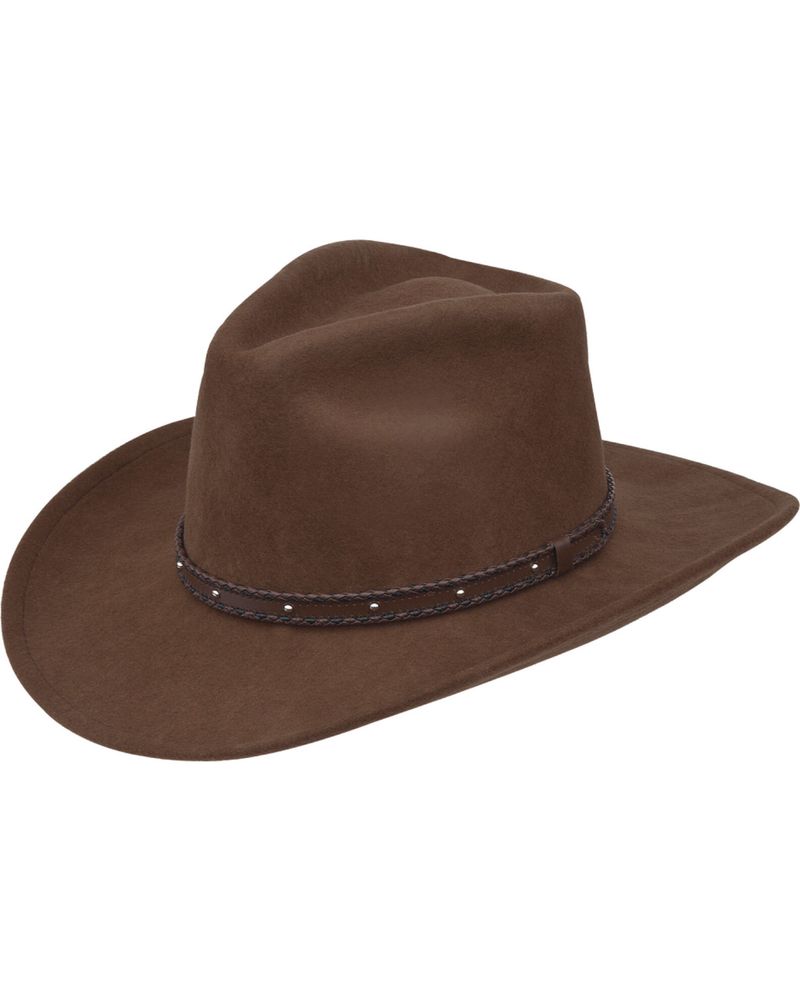 Stetson Mountain Sky Crushable Wool Hat - Acorn