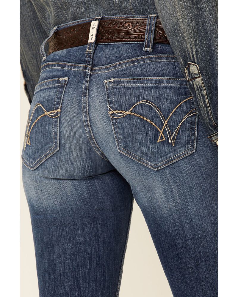 Ariat Women's R.E.A.L. Samara Mid Rise Stretch Bootcut Jeans