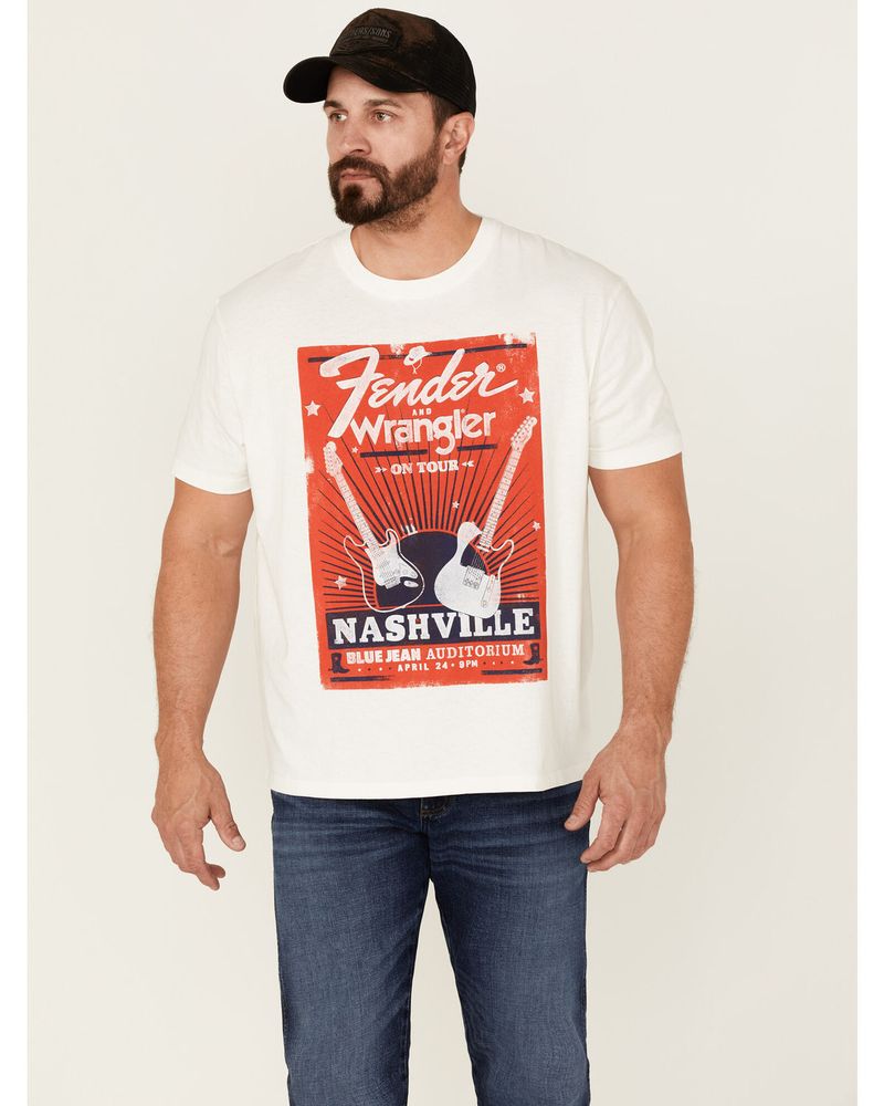 Wrangler X Fender Men's On Tour Nashville Vintage Graphic T-Shirt |  Alexandria Mall
