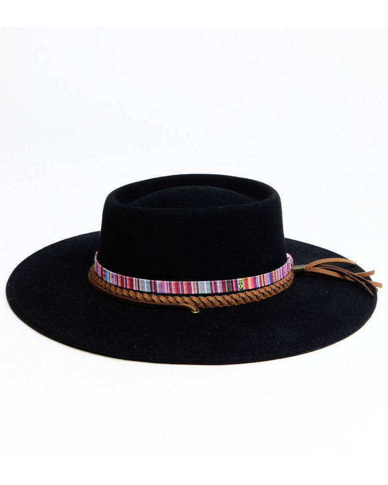 Shyanne Women's Black Mirandita Wool Felt Western Hat