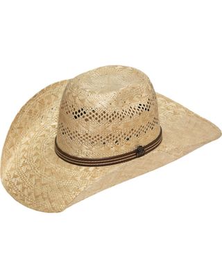 Ariat Men's Sisal Straw Punchy Cowboy Hat