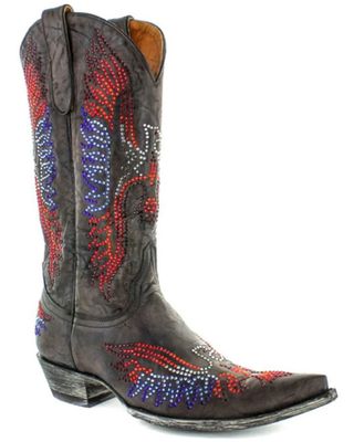 Old Gringo Women's Eagle Crystals Western Boots - Snip Toe
