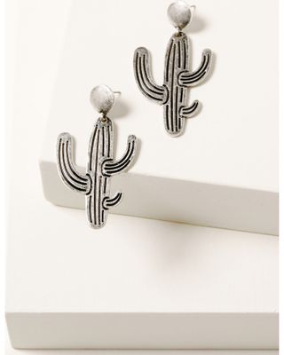 Shyanne Women's Metal Cactus Earring