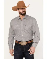Stetson Men's Diamond Geo Print Long Sleeve Pearl Snap Western Shirt