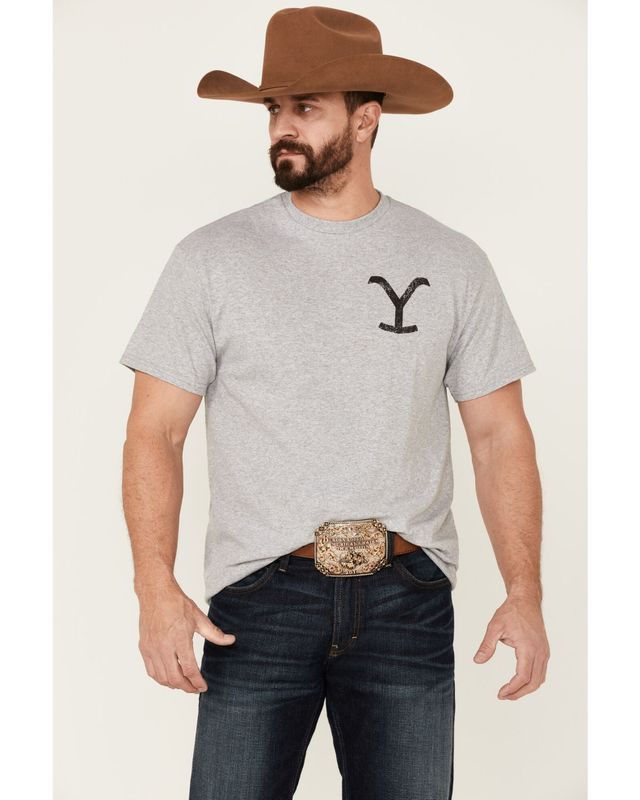 Cowboy Cool Outlaw Stables Tshirt Rust, S - T236