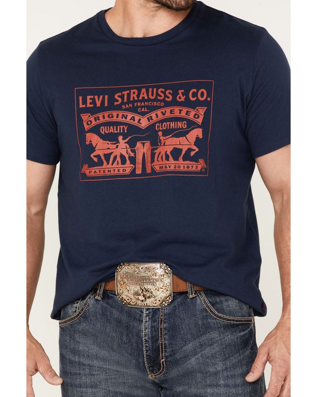 Levi's Men's Two Horse Graphic Short Sleeve T-Shirt | Alexandria Mall