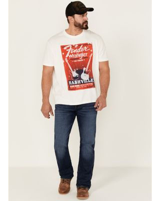 Wrangler Fender Men's On Tour Nashville Vintage Graphic T-Shirt