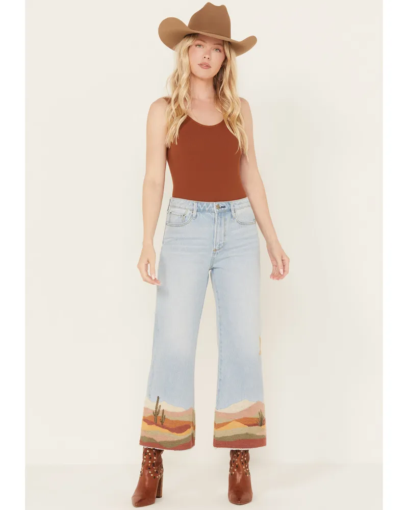 DRIFTWOOD Flared Jeans FARRAH Sunflower Light Wash