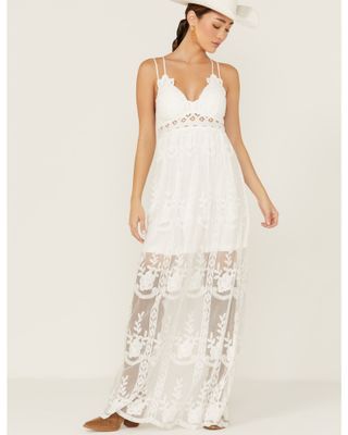 wishlist lace maxi dress