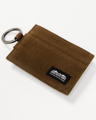 Brothers & Sons Brown Keychain & Credit Card Wallet