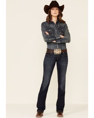 Wrangler Retro Women's Dark Wash Sadie Jeans