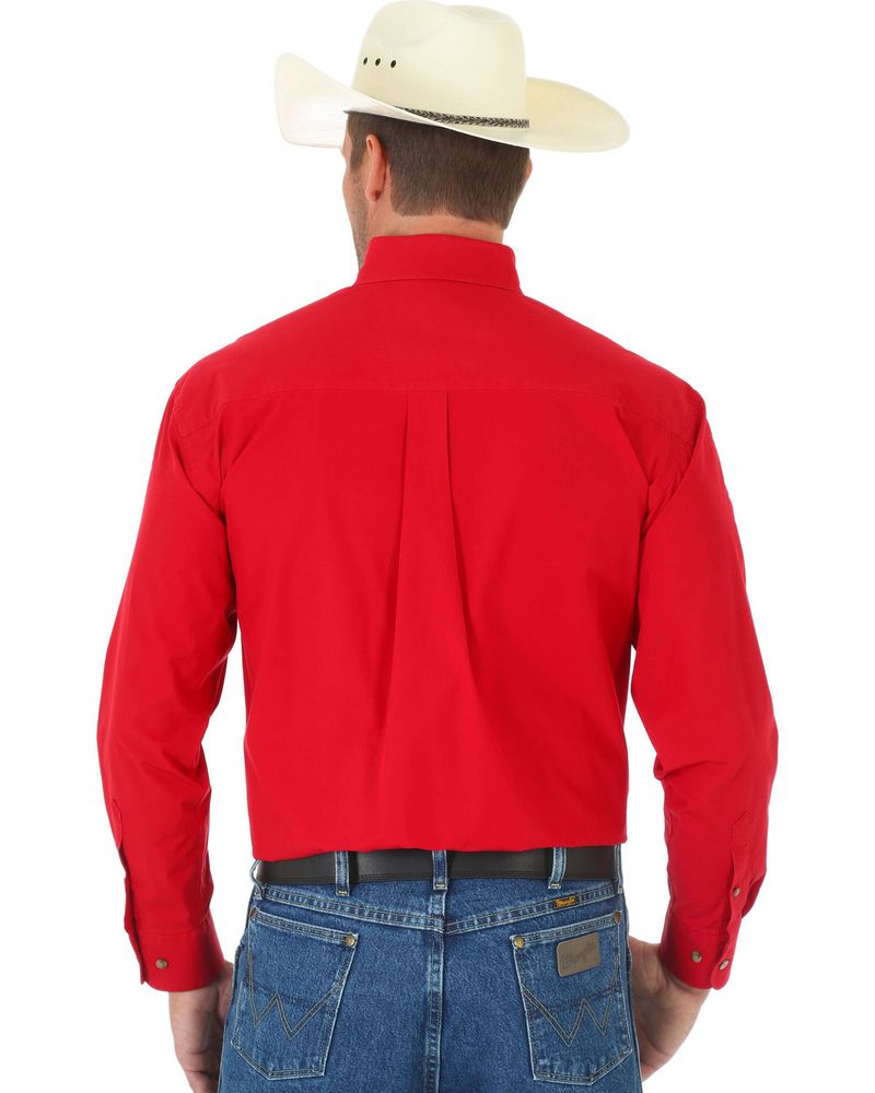 George Strait by Wrangler Men's Long Sleeve Western Shirt