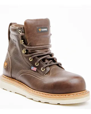 Hawx Men's USA Wedge Work Boots - Steel Toe
