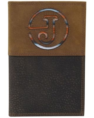 Justin Men's Rodeo Low Profile Serape Inlay Leather Wallet