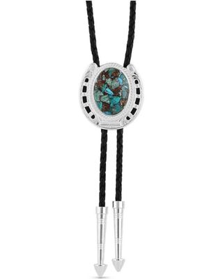 Montana Silversmiths The Pioneer's Turquoise Bolo Tie