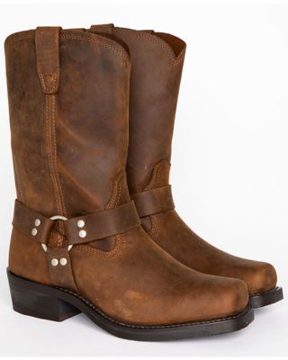 Brothers & Sons Men's Pull On Motorcycle Boots