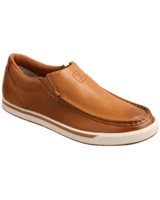 Twisted X Women's Burnished Leather Slip-On Shoes