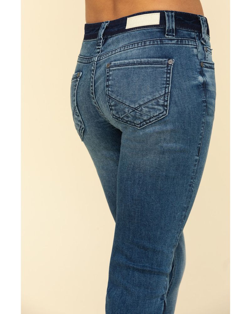 Rock & Roll Denim Women's Medium Dark Flare Jeans