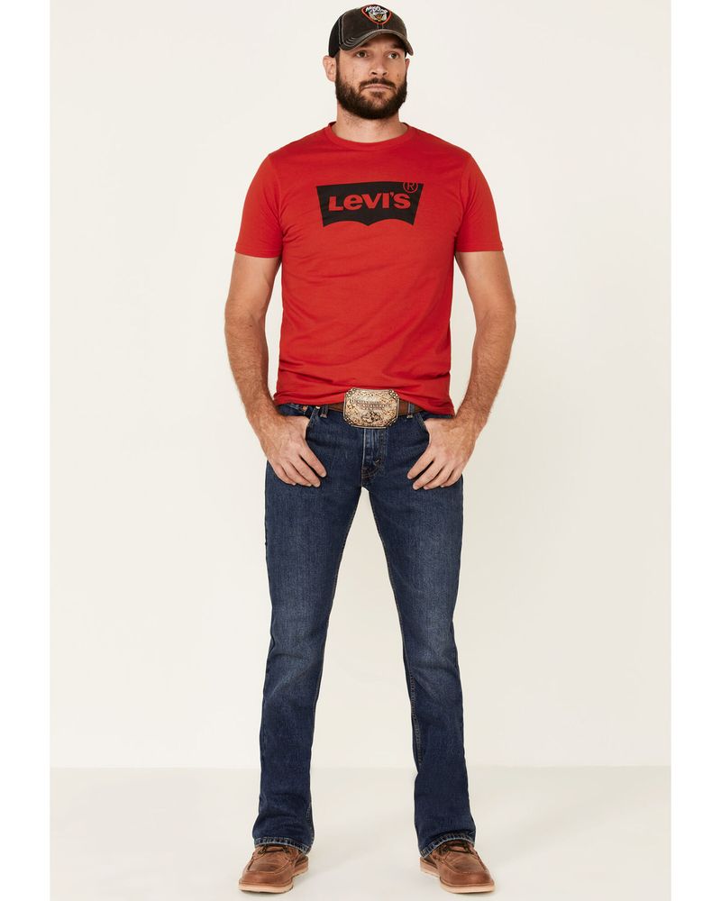 Levi's Men's 527 Quickstep Dark Stretch Slim Bootcut Jeans | Alexandria Mall