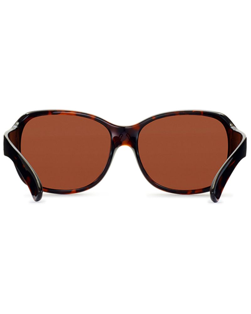 Hobie Women's Kaylee Shiny Brown Tort & Copper Polarized Sunglasses