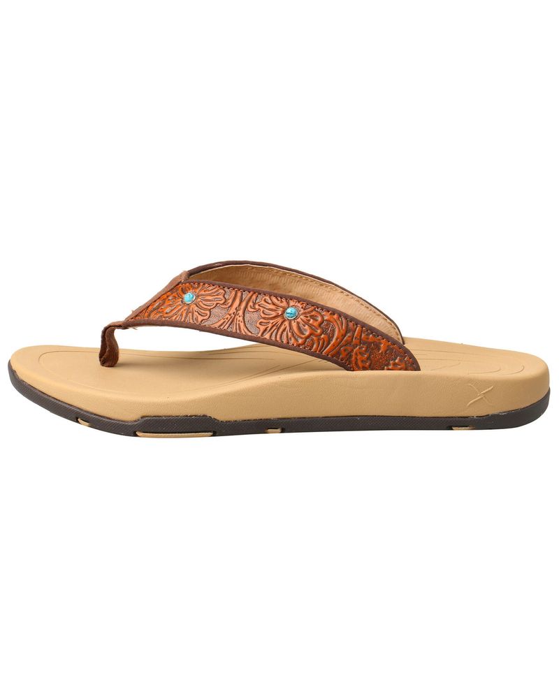 Twisted X Women's Tooled Studded Sandals