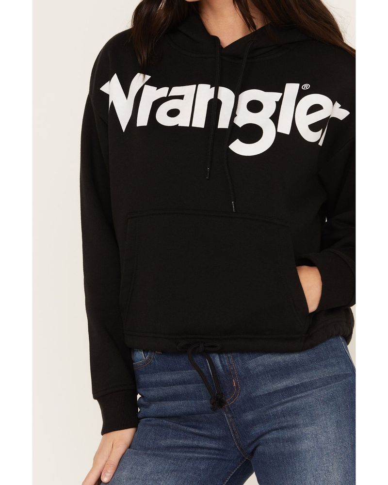 Wrangler Retro Women's Bold Logo Cropped Hoodie