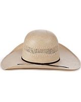 Rodeo King Tan & Ivory 25X Fort Worth Shantung Straw Western Hat