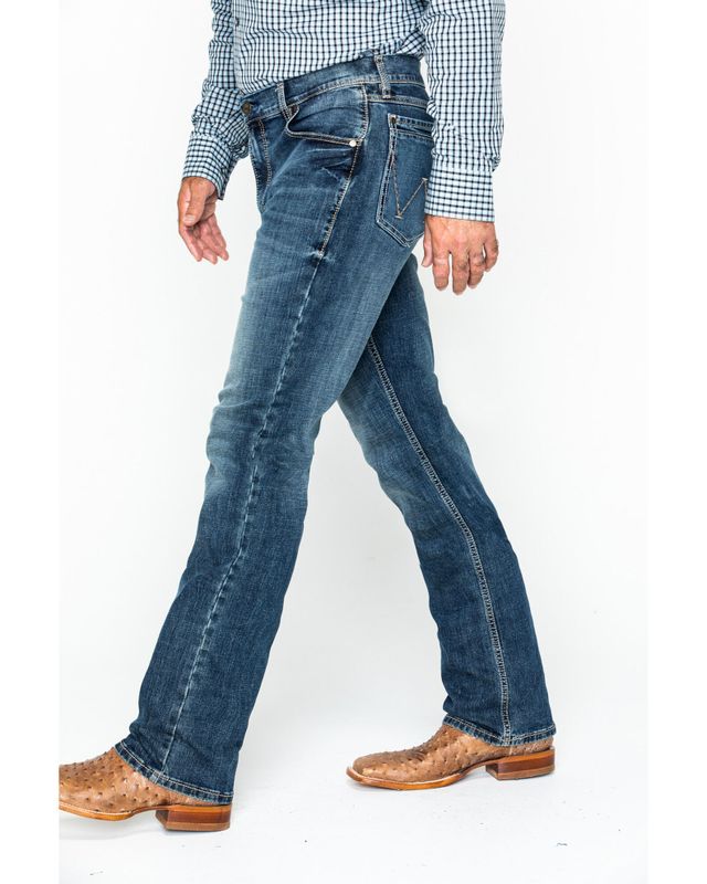 Men's Cody James Core Sundance Medium Wash Stretch Slim Bootcut Jeans
