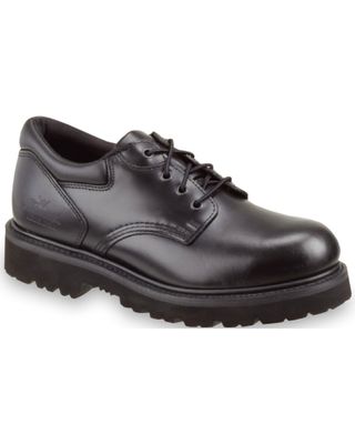 Thorogood Men's Classic Leather Academy Oxfords - Steel Toe