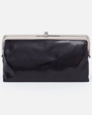Hobo Women's Lauren Black Vintage Hide Leather Clutch Wallet
