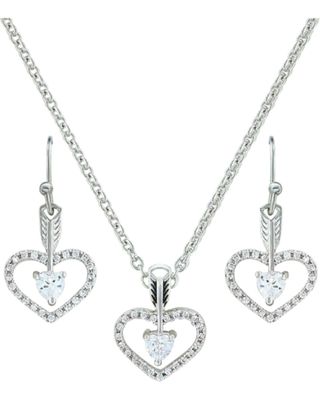 Montana Silversmiths Women's Straight to the Heart Jewelry Set