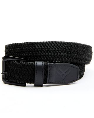 Hawx Men's Braided Leather Detail Work Belt