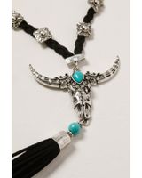 Shyanne Women's Wild Soul Longhorn Tassel Necklace