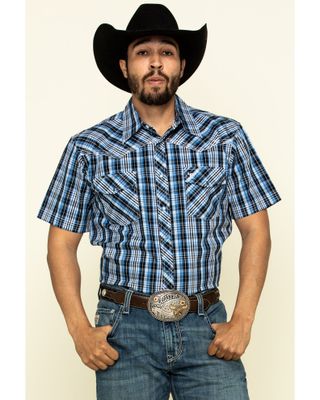 Cowboy Hardware Men's Heeler Plaid Short Sleeve Western Shirt