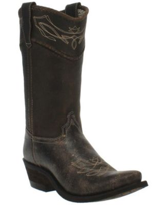 Laredo Women's Vintage Misty Distressed Leather Western Boot - Snip Toe