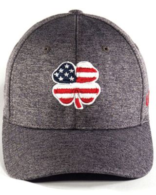 Black Clover Men's USA Flag Flex-Fit Ball Cap