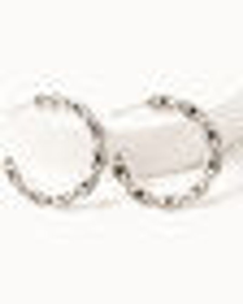Shyanne Women's Silver Southwestern 3-piece Hoop Earrings Set
