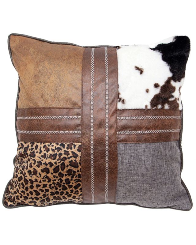 Wrangler Vintage Western Sherpa Throw Pillow