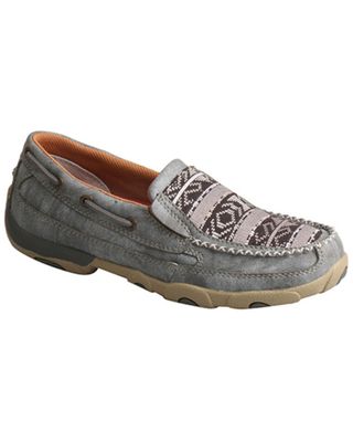 Twisted X Women's Slip-On Driving Moccasin Shoes - Moc Toe