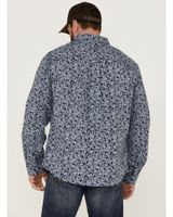 Brothers & Sons Men's All-Over Print Long Sleeve Button-Down Western Shirt