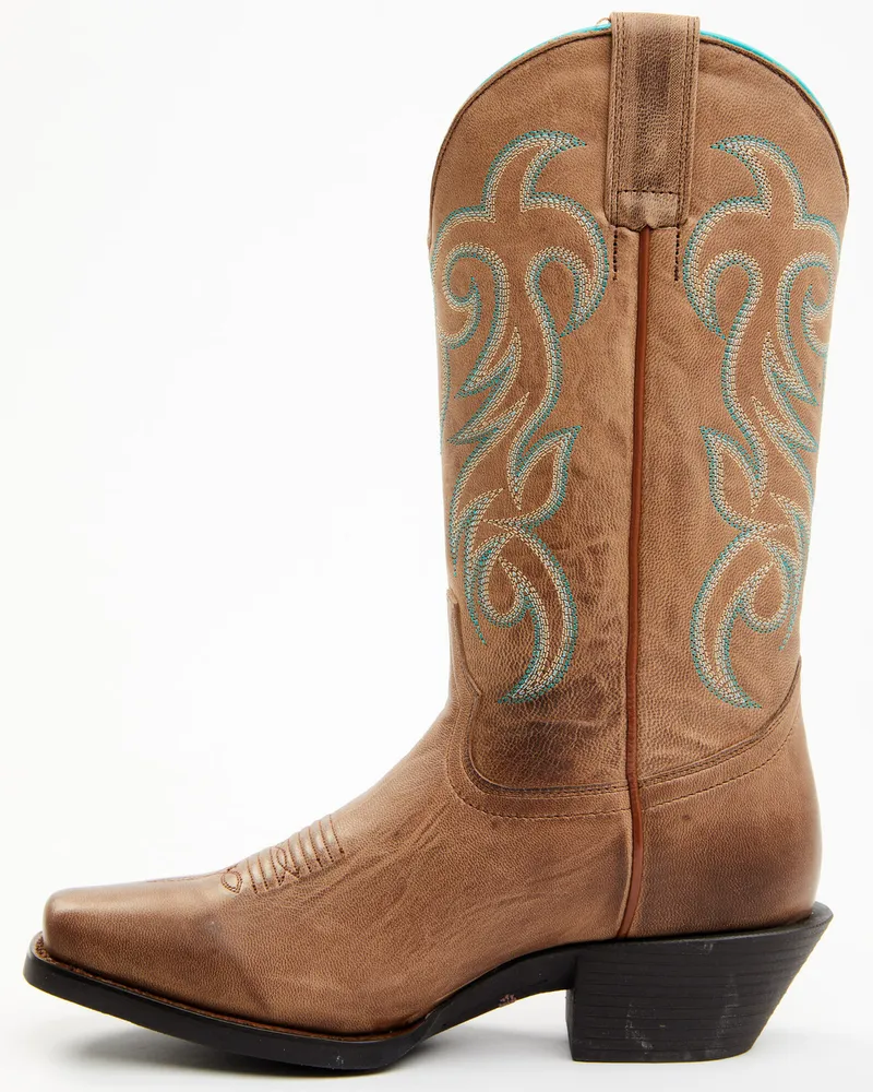 Shyanne Women's Xero Gravity Embroidered Performance Western Boots - Square Toe