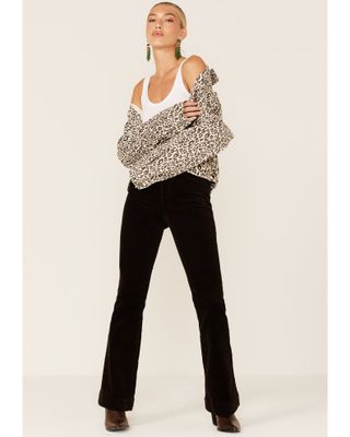 Wishlist Women's Taupe Leopard Print Jacket