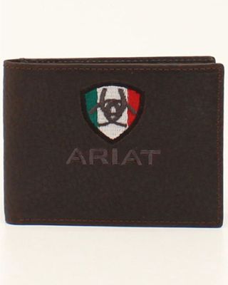 Ariat Men's Mexican Flag Bifold Wallet