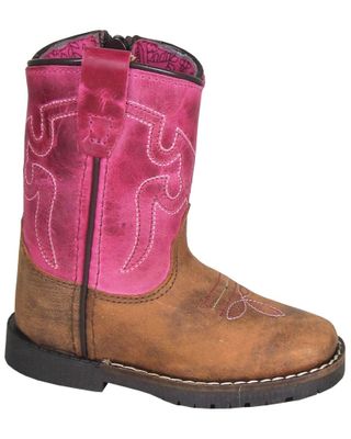 Smoky Mountain Toddler Girls' Autry Western Boots - Broad Square Toe