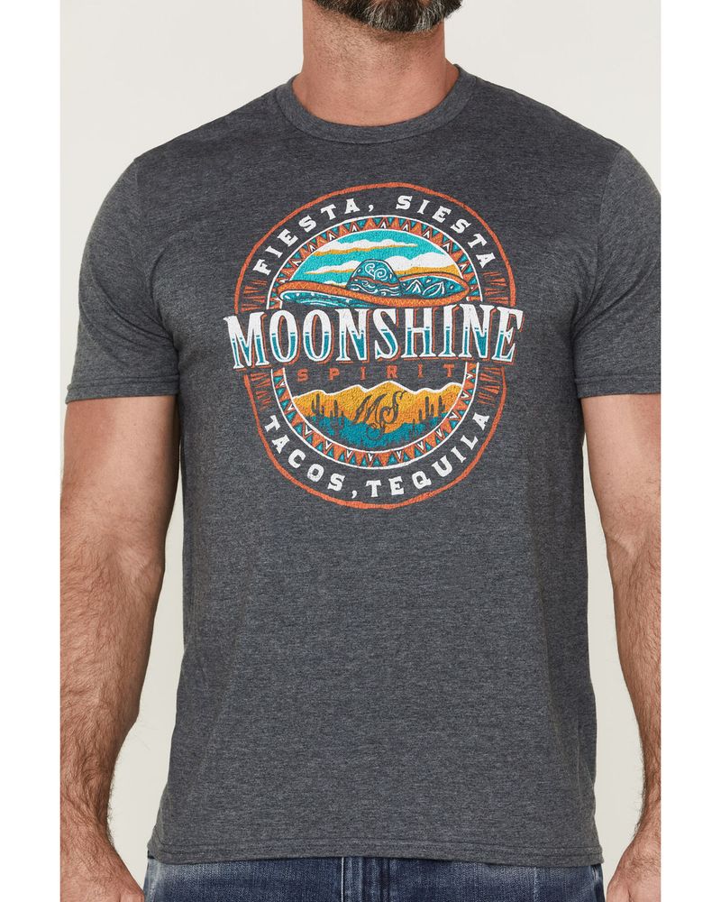 Moonshine Spirit Men's Fiesta Siesta Graphic T-Shirt