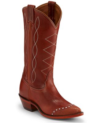 Tony Lama Women's Cognac Emilia Western Boots - Pointed Toe